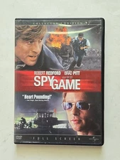 Spy Game DVD 2002 Full Frame Collectors Edition Brad Pitt Robert Redford Pre-own