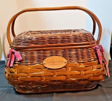 "Jacob's Creek Australia's Top Drop"  Large Picnic Basket For 4 People
