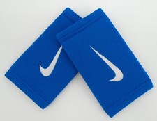 Nike Stealth Doublewide Wristbands Blue Jay/White