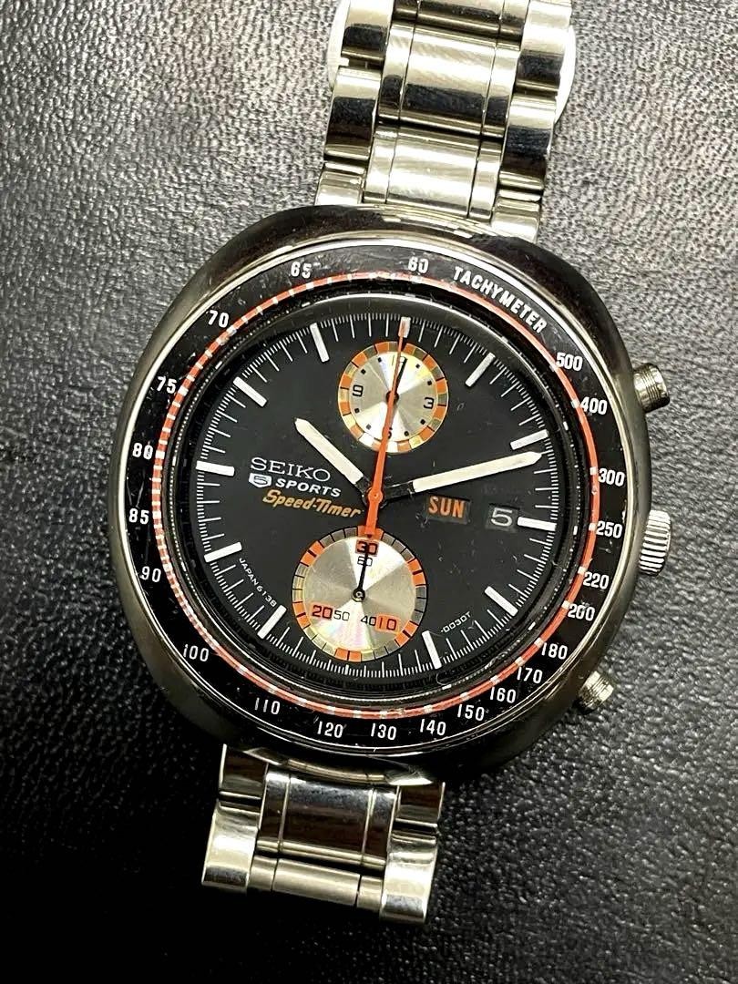 Ufo 6138-0011 Seiko Automatic Wristwatch Speed ​​Timer Chrono - vintagewatches.pk