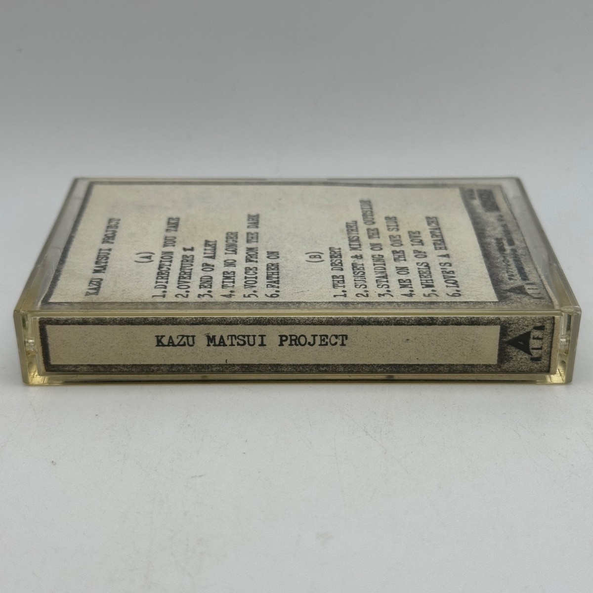 Kazu Matsui Project Cassette Alfa Records Funk Soul Japan PROMO