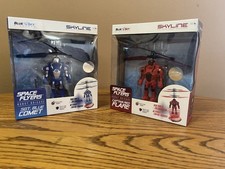 2-SKYLINE SPACE FLYERS. SGT. Blue Comet captain Red Flare Both New in Box