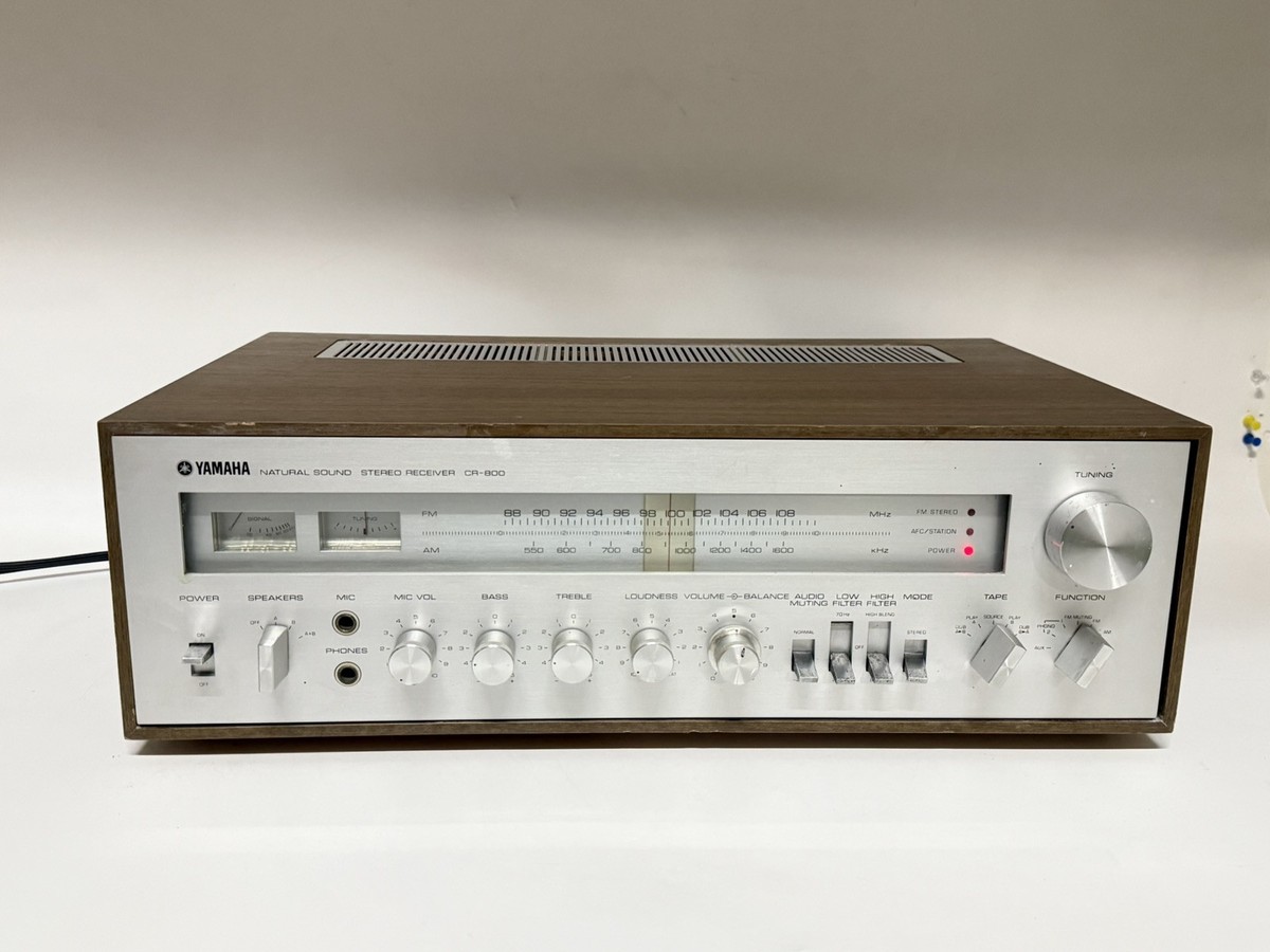 Vintage 1974 Yamaha CR-800 Natural Sound AM/FM Stereo