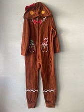 Two Girls Christmas Pajamas, Jammies, Union Suit, One piece, Size S 6/7
