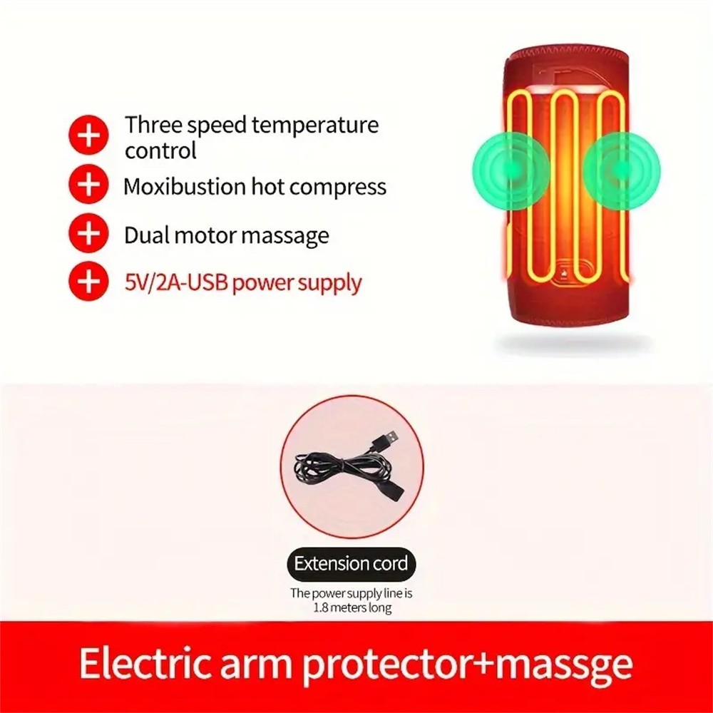 Electric Heating Pad Wrap for Knee Arm Leg Brace Heated Warmer Joint Pain Relief