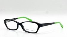 Ralph Lauren RL 6097 5387 Black Rectangle Authentic Eyeglass Frames 52-16-135