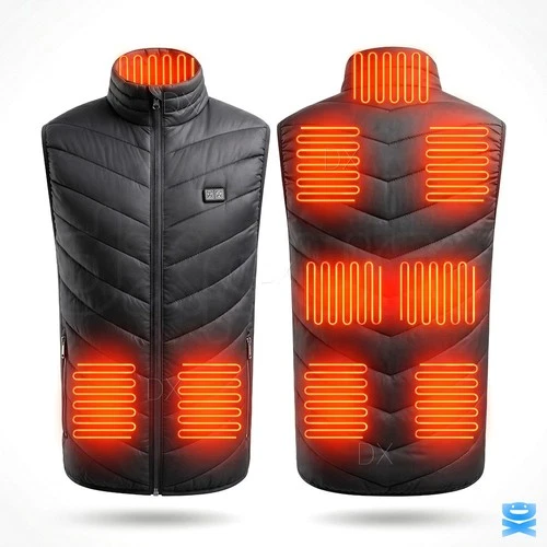 Heated Vest 9 Heating Zones With 10000mAh Battery Pack Electric Heating Vest US image 2