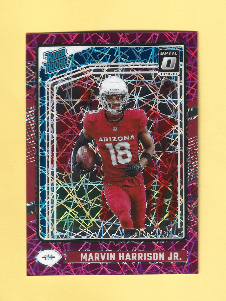 2024 Panini Donruss Optic Marvin Harrison Jr #276 RC Pink Velocity Prizm #73/80