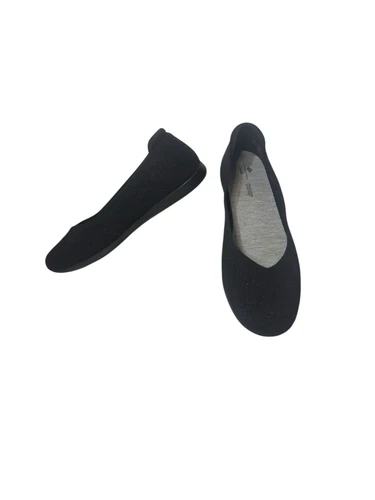 Slip on Clarks donna nero stampa tigre maglia lavabile Carly Wish Ballet taglia 8M