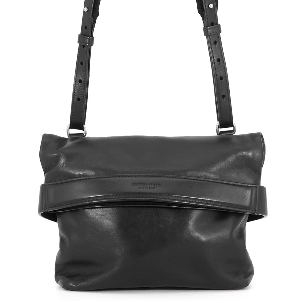 Bottega Veneta — Bottega Veneta Shoulder Bag Leather Black 573615