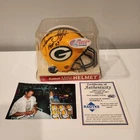 James Lofton Green Bay Packers Signed Mini Helmet With COA Radtke 009332