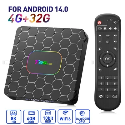 IOTWE Android 13 TV BOX 128GB 4GB Smart 8K HD 5G WIFI H616 Media Player Quad core DE