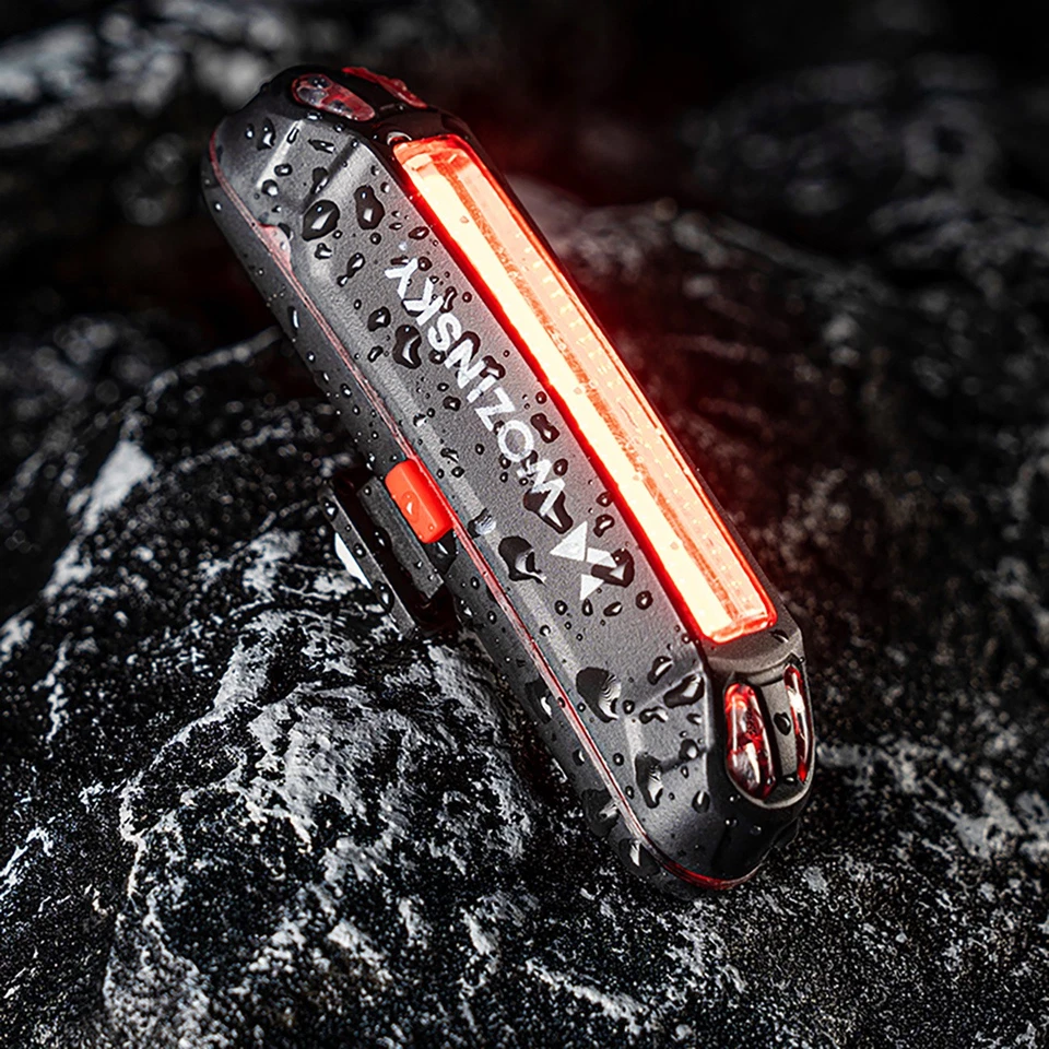 Wozinsky Fahrradlampenset: Frontlicht (1000 lm), Rücklicht (100 lm) schwarz - Bild 4 von 4