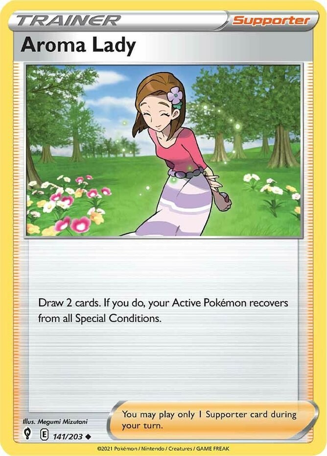 Aroma Lady - 141/203 - Uncommon - Moderately Played