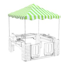 Outdoor Kids Playhouse Replacement Canopy 56" W x 56" D x 17" H - Fits Mult