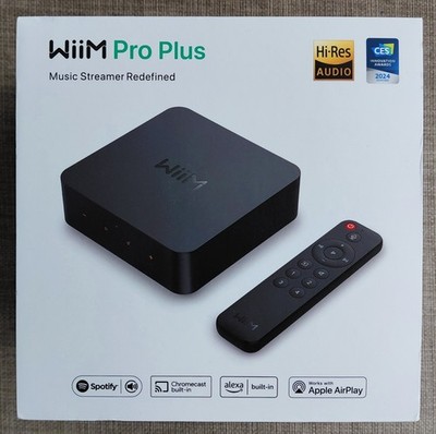 Boxed WiiM Pro Plus Music Streamer AirPlay Chromecast (ASR003) (B0CC2HWC7N)