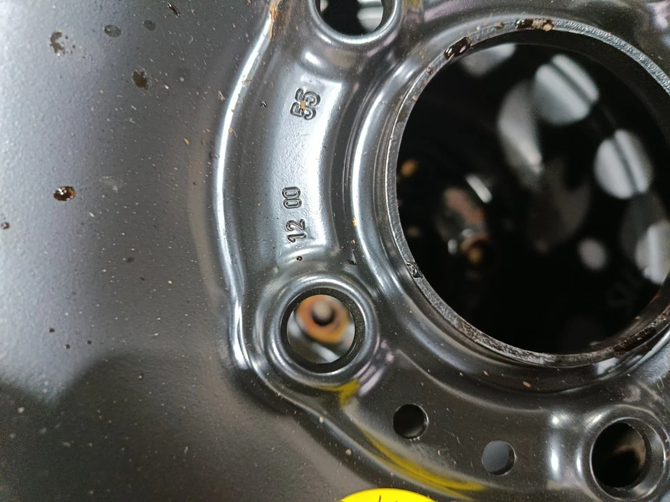 BMW 3er E46 Ersatzrad Notrad T125/90R15 96M 3,50Bx15H2 1095069 2150330 - Bild 4 von 4