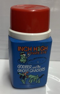 Vintage 1974 Thermos Inch High Private Eye Goober And The Ghost Chasers Cartoon