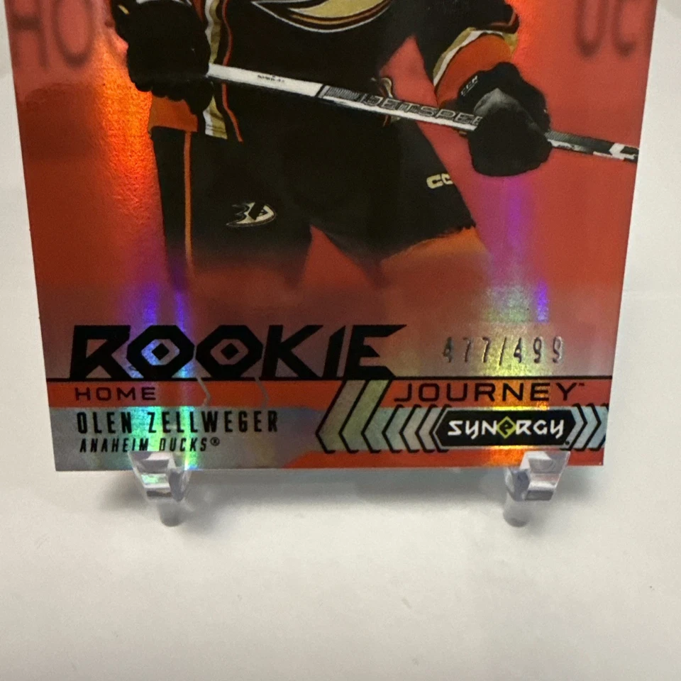 2024-25 Synergy Rookie Journey Home OLEN ZELLWEGER #RJ-11 477/499 - Image 2 of 4
