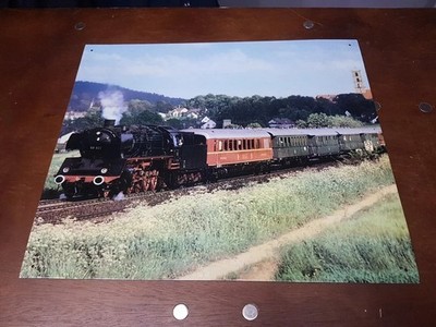Blechschild Eisenbahn 50622 Modell Deko Lokomotive Nostalgie Wand Schild 39x33