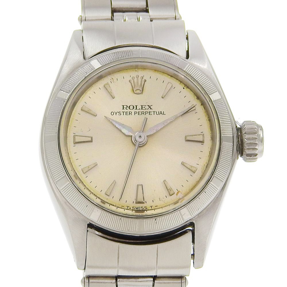 ROLEX 6623 Thunderbird Bezel Oyster perpetual Watches SilverDial Stainless...