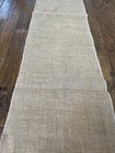 Burlap Table Runner 14"x90" lot of 4 100% Heavy Natural Jute Made in USA
