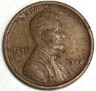 1918 Lincoln Wheat Cent Really Great Details Fine+