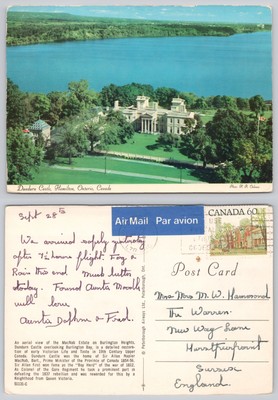c26815 Dundurn Castle Hamilton Ontario Kanada Postkarte 1982 Briefmarke
