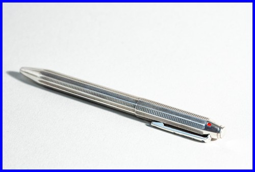 Ceria 4 Couleur Stylo à Bille En 925 Argent Avec Gravity Mécanique - Multi Color - Photo 3 sur 6