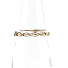 agete melee diamond design ring YG YellowGold ring Ring K10 diamond Women