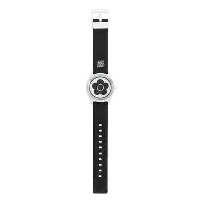 MARY QUANT x Q&Q SmileSolar wristwatch Women's Black limited