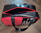 Betty Boop Polka Dot Patent Faux Leather Zip Satchel Inner Pockets