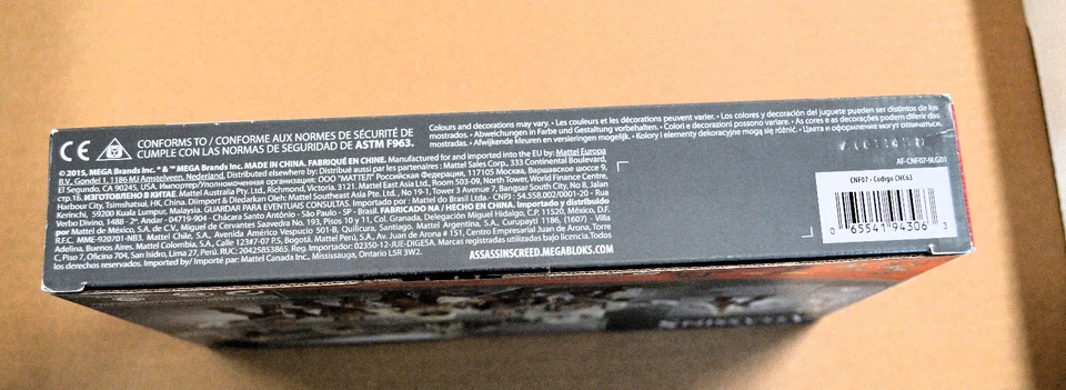 NEW Mega Bloks ASSASSIN'S CREED Borgia Guard Pack 122 pcs NIB Sealed 2015 CNF07 - Image 3 of 4