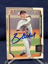 Signed Baseball Card Pittsburgh Pirates Brandon Waddell