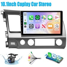 For Honda Civic 2006-2011 Apple CarPlay Auto Android Car Radio Stereo Wifi 64G