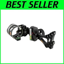 Micro-Adjustable 4 Pin Archery Sight with Picatinny Mount - Versatile & Durable