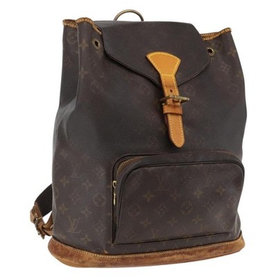 LOUIS VUITTON Monogram Montsouris GM Backpack M51135 LV Auth bs33015