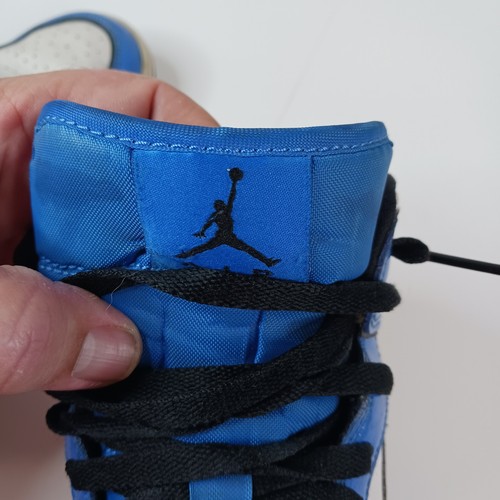Raro uomo AIR JORDAN 1 MID SE blu segnale taglia 9 DD6834-402 - Foto 15 di 18