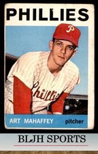 1964 Topps #104 Art Mahaffey Philadelphia Phillies (see pics)