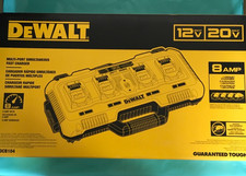 DEWALT DCB104 MultiPort 12/20V Battery Fast Charger 8 Amp NEW  