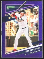 2021 Donruss #79b Josh Donaldson Holo Purple : 
