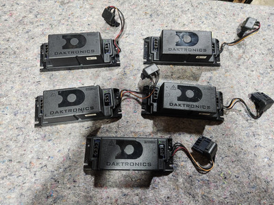 LOT 5x) Daktronics 321E-6 LED Panel Power Supply 100-240Vac 12V 5.5A 65W A-3143