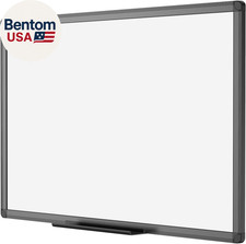 Magnetic Dry Erase White Board, 36 X 24 Inches, Black Aluminium Frame