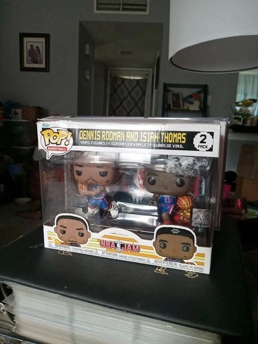 Funko Pop! Basketball: NBA Jam Dennis Rodman and Isiah Thomas, 2-Pack