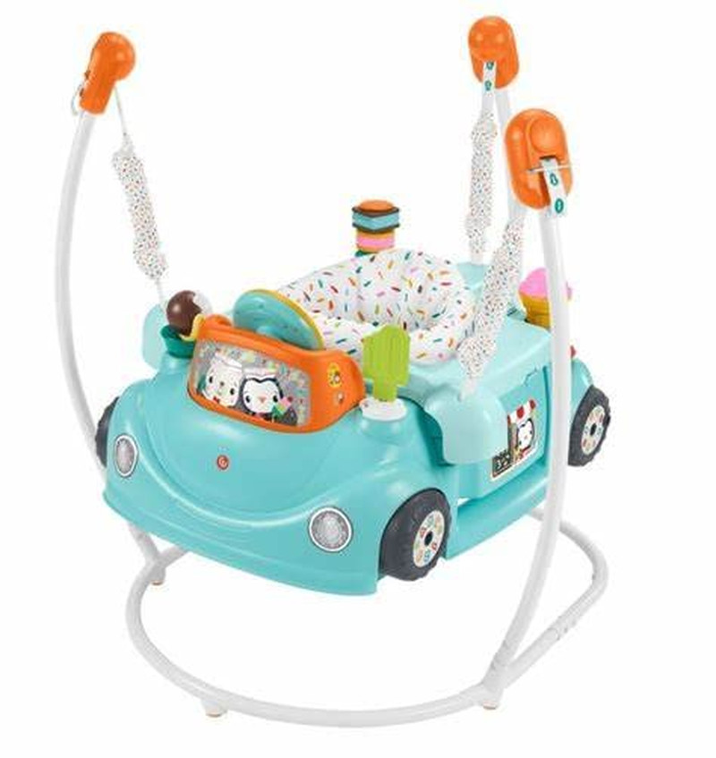 2-In-1 Jumperoo Activity Center for Baby to Toddler with Lights Sounds and Smart