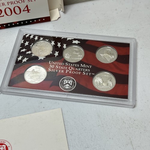 2004-S United States Mint Silver Proof Set - 10 Coin w/ OGP & COA - Picture 4 of 6