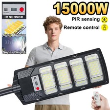 15000w Outdoor Solar Lamp Ultra Powerful Solar Street Light 320° Wide Range