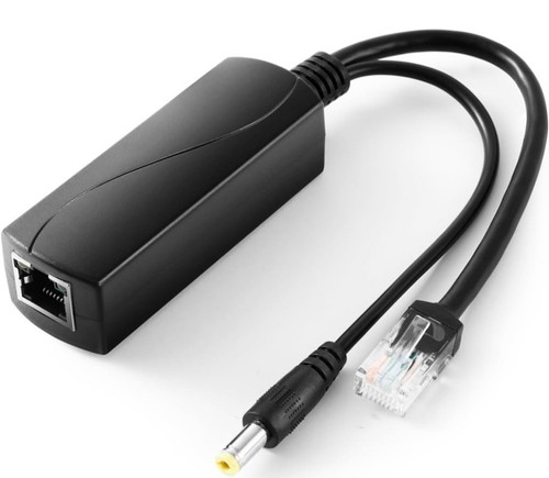 REVODATA Gigabit PoE Splitter 12V/2A DC 5.5*2.1mm Connector 48V PoE to DC 12V/2A - Picture 2 of 8