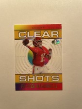 Patrick Mahomes  - 2021 Panini Illusions Clear Shots #CS-2 -- KC Chiefs -- 07/25