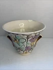 Vintage vase, 1935 Roseville, Morning Glory 732-5" White/Beige Some Repairs